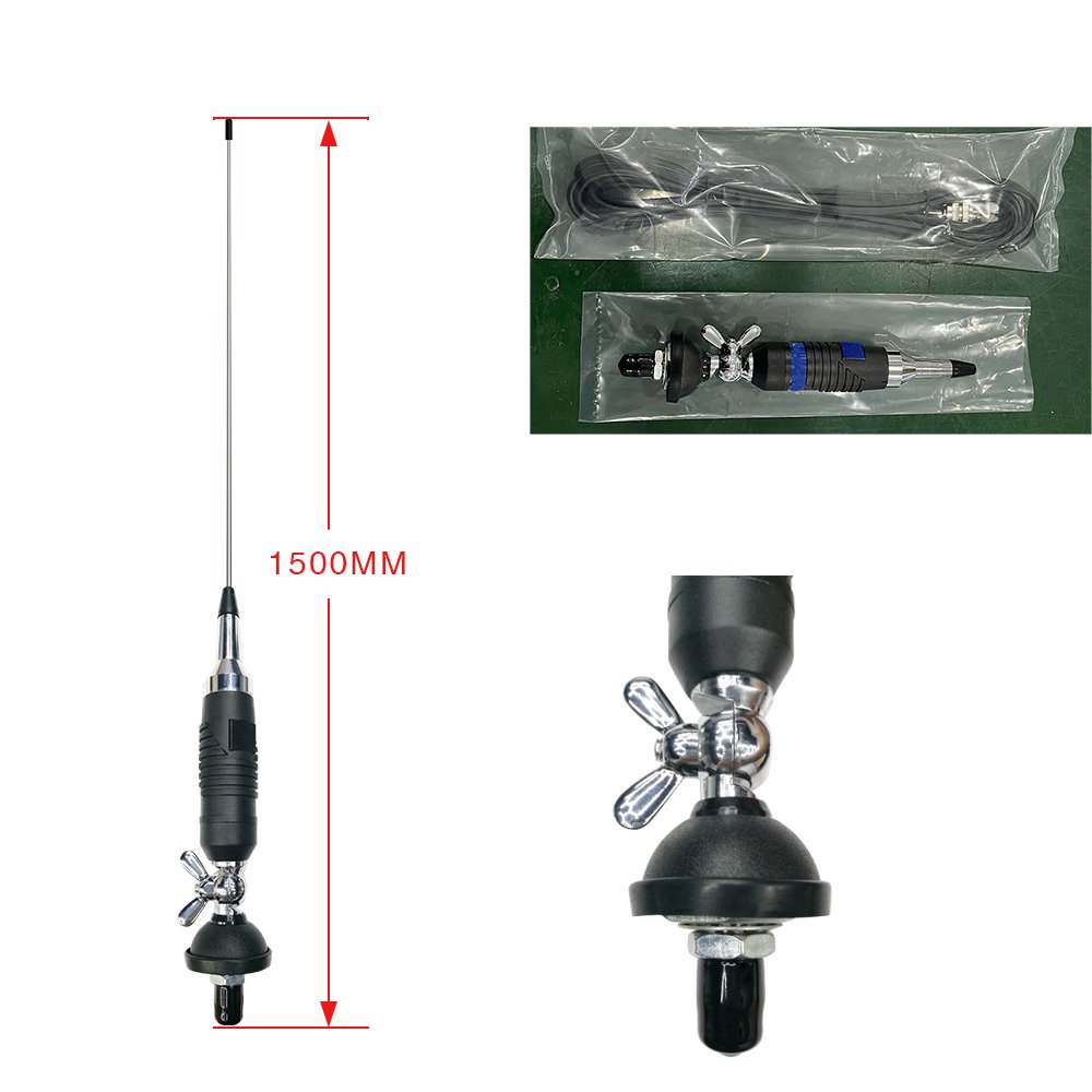 ALAN9 Stainless Steel whip 26-28MHz CB Antenna mobile CB car radio antenna